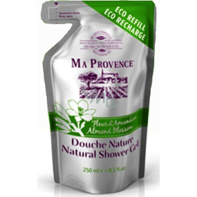Ma Provence Bio Mandľové kvěyt sprchový gél náhradná náplň 250 ml