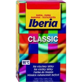 Iberia Classic Farba na textil červená 2 × 12,5 g