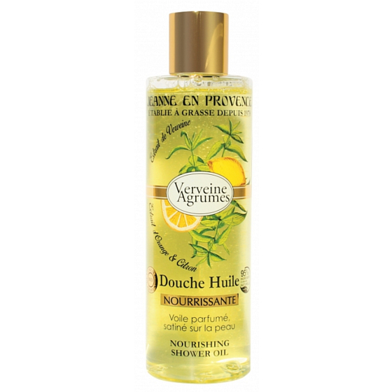 Jeanne en Provence Verveine Agrumes - Verbena a Citrusové plody vyživujúci sprchový olej 250 ml