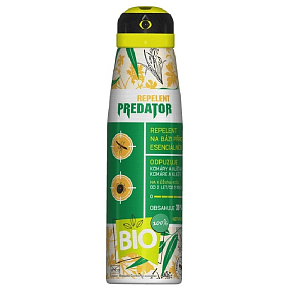 Predator Repelent Bio repelentný sprej na báze prírodných esenciálnych silíc odpudzuje komáre a kliešte 150 ml