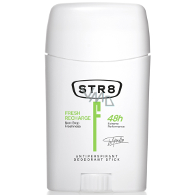 Str8 Fresh Recharge antiperspirant dezodorant stick pre mužov 50 ml
