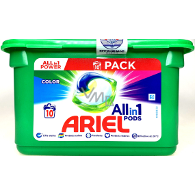 Ariel All-in-1 Pods Color gélové kapsule na farebnú bielizeň 10 kusov 238 g