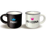 Nekupto Párové mini hrnčeky Princ a Princezná 2 x 100 ml