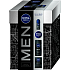 Nivea Men Feeling Ready Deep voda po holení 100 ml + sprchový gél Deep Clean 250 ml + krémový krém 75 ml + antiperspirant Deep roll-on 50 ml, kozmetická sada pre mužov