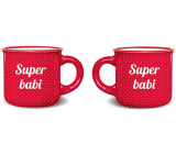 Nekupto Mini poháre s názvom Super babi 100 ml