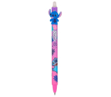 Colorino Pogumované pero Disney Stitch ružová, modrá náplň 0,5 mm rôzne typy