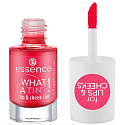 Essence What a tint! farba na pery a líca 02 Coral Sunset 4,9 ml