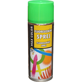 Max Color fluorescenčná farba v spreji, zelená, 400 ml