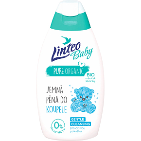 Linteo Baby jemná pena do kúpeľa Gentle Cleansing, 425 ml