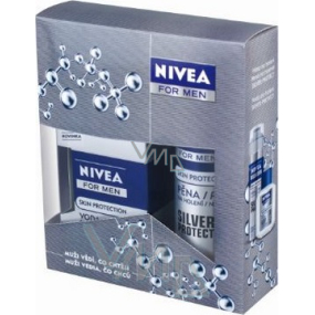 Nivea Men Kazsilverpro pena na holenie 200 ml + voda po holení 100 ml kozmetická sada