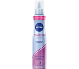 Nivea Diamond Gloss pre oslnivý lesk penové tužidlo 150 ml