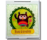 Nekupto Miss Cool Darčekové zrkadielko do kabelky Sova Hravá & kreatívne