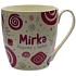 Nekupto Twister hrnček s menom Mirka ružový 0,4 litra