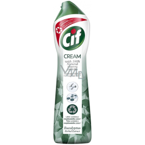 Cif Cream Aróma Eucalyptus & Herbal Extracts abrazívne čistiace tekutý piesok 500 ml