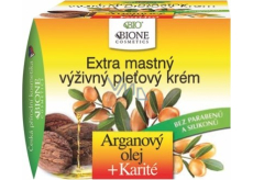 Bion Cosmetics Arganový olej & Karité extra mastný výživný pleťový krém pre všetky typy pleti 51 ml