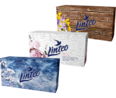 Linteo Papierové vreckovky 2 vrstvové 150 kusov bielej