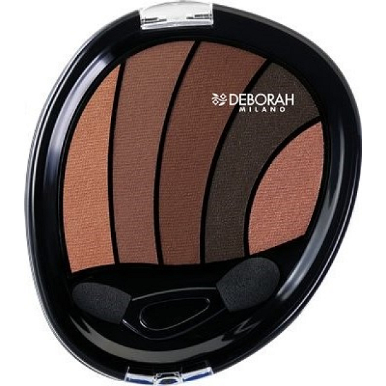 Deborah Milano Perfect Smokey Eye Palette paletka 5tich očných tieňov 06 Soft Smokey 5 g