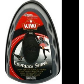 Kiwi Express Shine Čierna hubka na obuv 6 ml