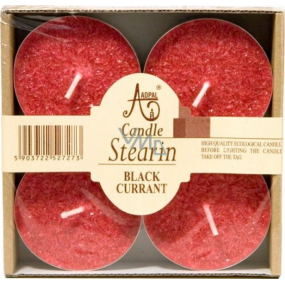 Adpal Stearin Maxi Black Currant - Čierna ríbezľa vonné čajové sviečky 4 kusy