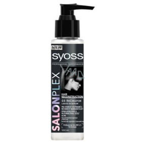 Syoss SalonPlex Hair Reconstruction neoplachovať sérum pre chemicky ošetrované a mechanicky namáhané vlasy 100 ml