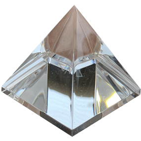Sklenená pyramída krištáľ 40 mm