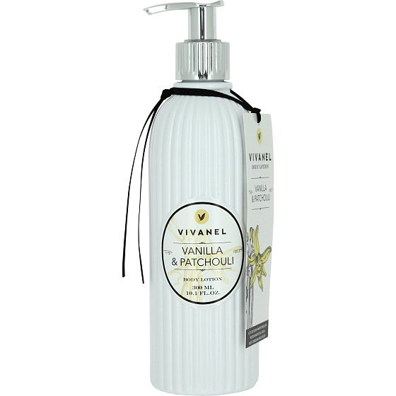 Vivian Gray Vivanel Vanilla & Patchouli luxusné jemné telové mlieko 300 ml