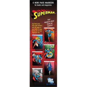 If Mini Page Markers Magnetická záložka Superman 6 kusov