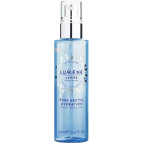 Lumene Source Pure Arctic hydratačné priezračný pleťový závoj s arktickú pramenitou vodou 100 ml rozprašovač
