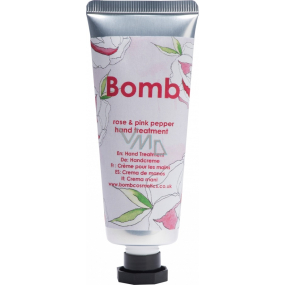 Bomb Cosmetics Ruža a ružové korenie - Rose & Pink Pepper prípravok na ruky v tube 25 ml
