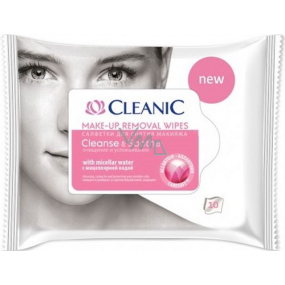 Cleanic Cleanse & Soothe odličovacie obrúsky pre citlivú pokožku 10 kusov