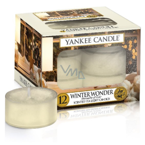 Yankee Candle Winter Wonder - Zimný zázrak vonná čajová sviečka 9,8 g 12 kusov