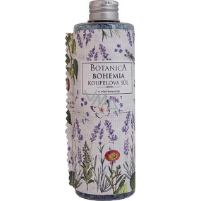 Bohemia Gifts Botanica Levanduľa s extraktom z bylín soľ do kúpeľa 300 g