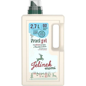 Jelínek mimi prací gél pre bábätká, 60 prania, 2,7 l Jelínek mimi prací gél pre bábätká, 60 prania, 2,7 l