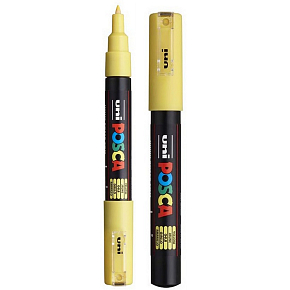 Posca Univerzálny akrylový popisovač 0,7 - 1 mm žltý PC-1M