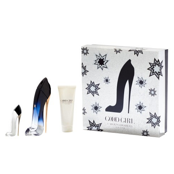 Carolina Herrera Good Girl Leger toaletná voda pre ženy 50 ml + telové mlieko 75 ml + toaletná voda mini 7 ml, darčeková sada