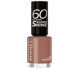 Rimmel London 60 sekund Super Shine Nail Polish lak na nechty 101 Taupe throwback 8 ml