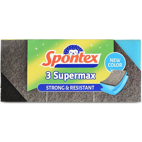Spontex 3 Super Max huba tvarovaná veľká 3 kusy