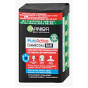 Garnier Skin Naturals Pure Active Charcoal Bar Tuhé čistiace mydlo na tvár 100 g