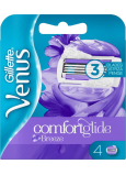 Gillette Venus Breeze 2v1 náhradné holiace hlavice 3 britvy, 4 kusy pre ženy