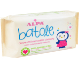 Alpa Batole vlhčené toaletné obrúsky s aloe vera pre deti 72 kusov