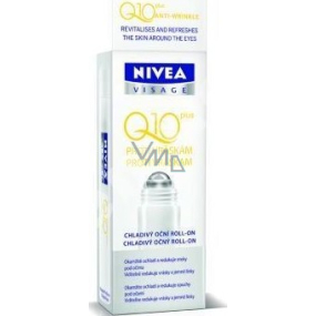 Nivea Visage Q10 Plus chladivý očný roll-on proti vráskam 10 ml