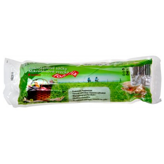 Folifix Food Bags Mikroténové sáčky biele, 7 mikrometrov, 3 litre, 25 x 35 cm 50 kusov