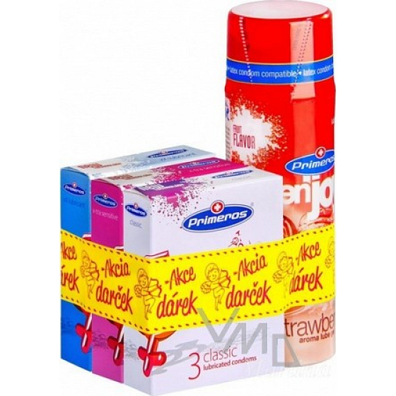 Primeros Pack Kodomo 3 x 3 + lubrikačný gél 100 ml