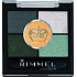 Rimmel London Glam Eyes HD očné tiene 026 Greenwich 3,8 g