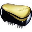 Tangle Teezer Compact Profesionálna kompaktná kefa na vlasy, Gold Fever čierno-zlatý