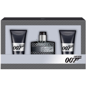 James Bond 007 toaletná voda pre mužov 50 ml + 2 x sprchový gél 50 ml darčeková sada