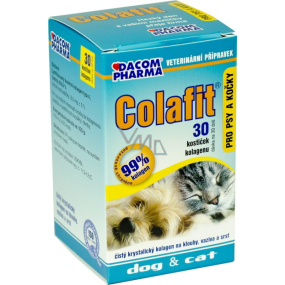 Dacom Colafit čistý kolagén pre psy a mačky 30 kociek