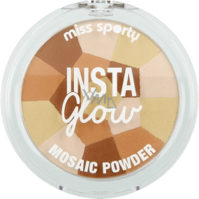 Miss Sporty Insta Glow Mosaic Powder púder 002 Luminous Meidum 7,29 g