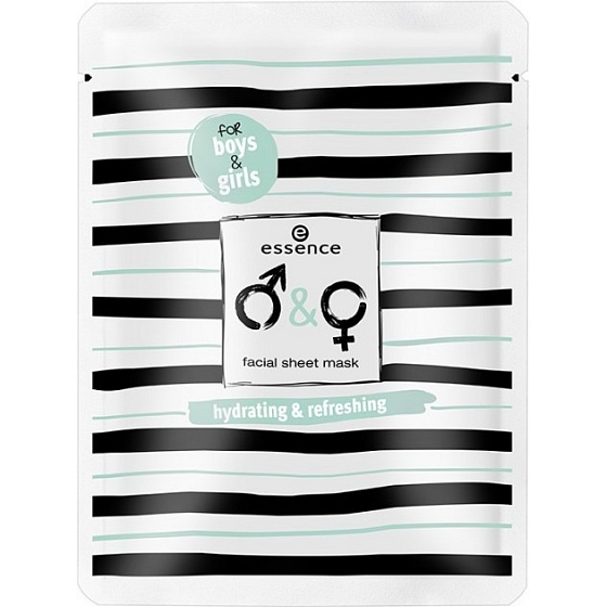 Essence Boys & Girls Facial Sheet Mask maska na tvár 01 Im Fresh What About You ?! 1 kus