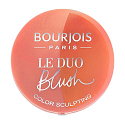 Bourjois Le Duo Blush tvárenka 02 Romeo et Peachette 2,4 g